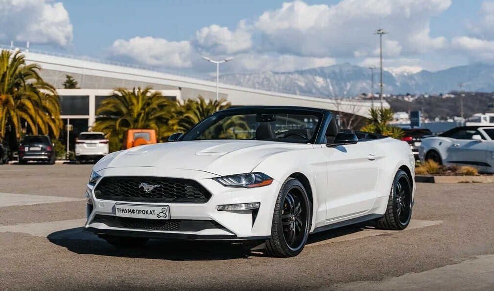 <span style="font-weight: bold;">Ford Mustang White Акция - 9.900 ₽ / сутки</span>